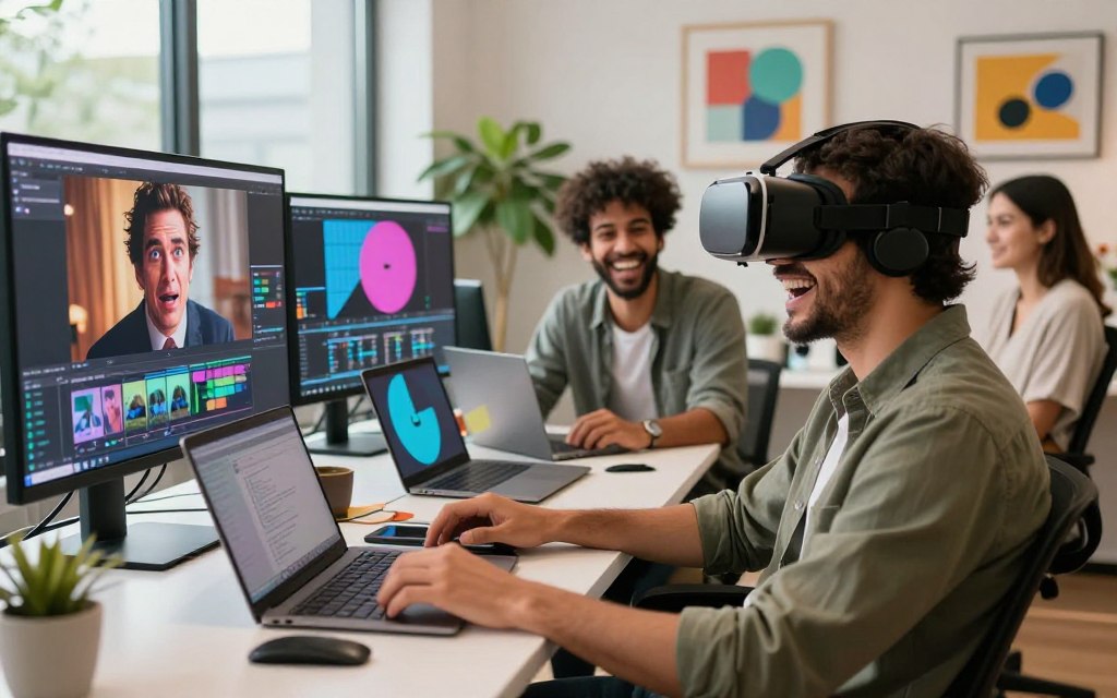 creative video content face swap